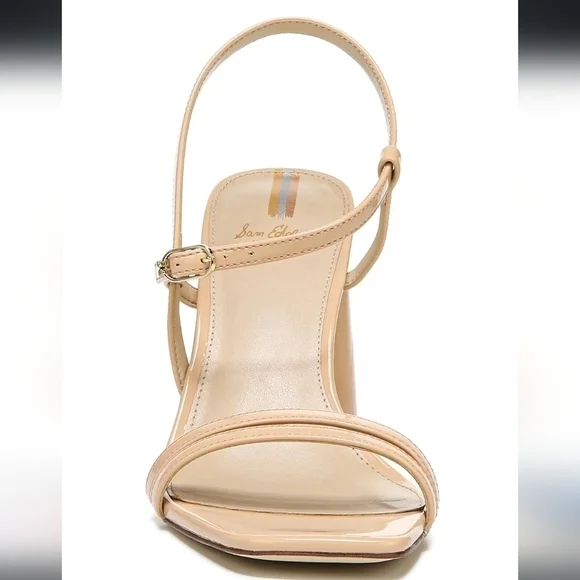 Sam Edelman Patti Ankle Strap Sandal in BEIGE Size 8 - Picture 9 of 14